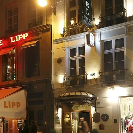 Au Manoir Saint Germain Отель Париж